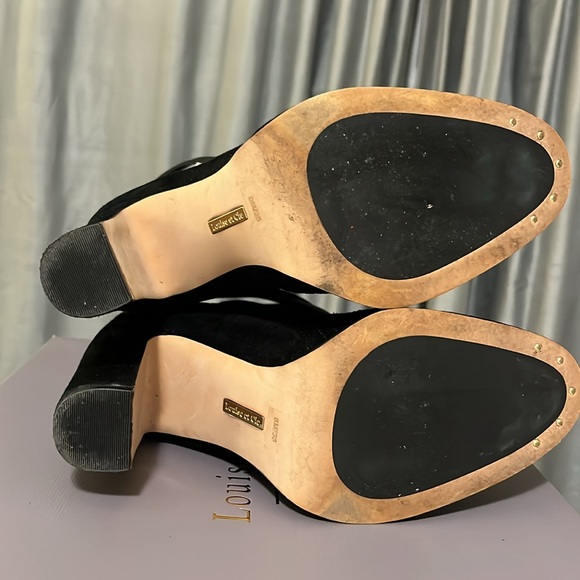 Louise et Cie Black Suede 3in Boot - Picture 6 of 10